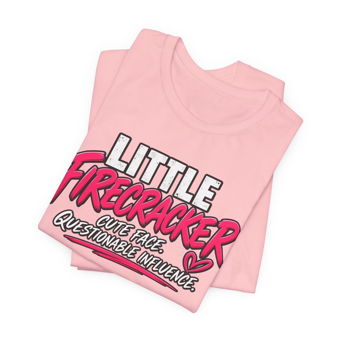 Little Firecracker Tee – Cute Face, Questionable Influence