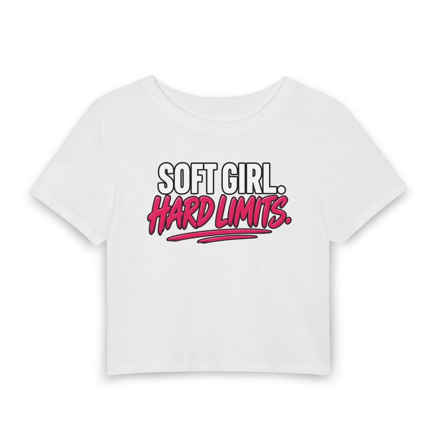 Soft Girl. Hard Limits. Baby Tee