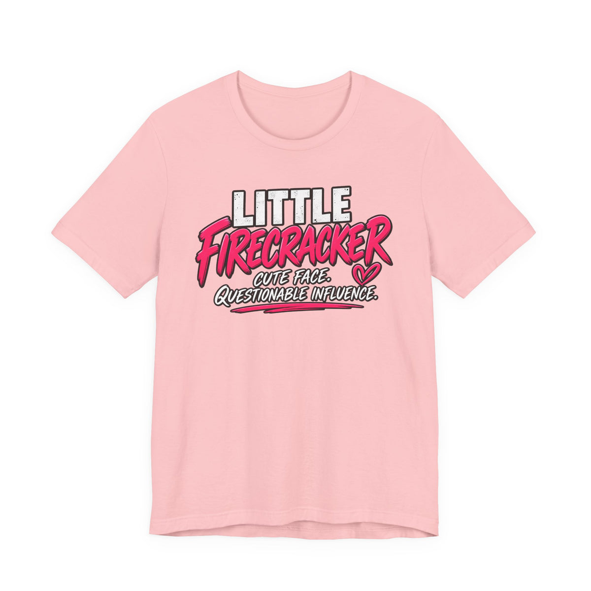 Little Firecracker Tee – Cute Face, Questionable Influence