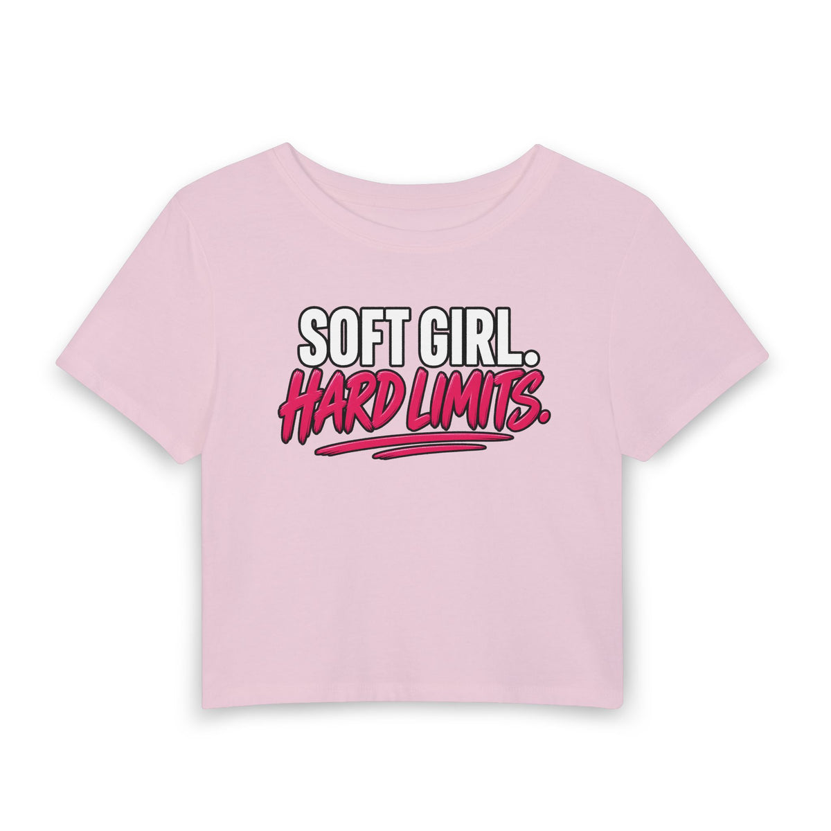 Soft Girl. Hard Limits. Baby Tee