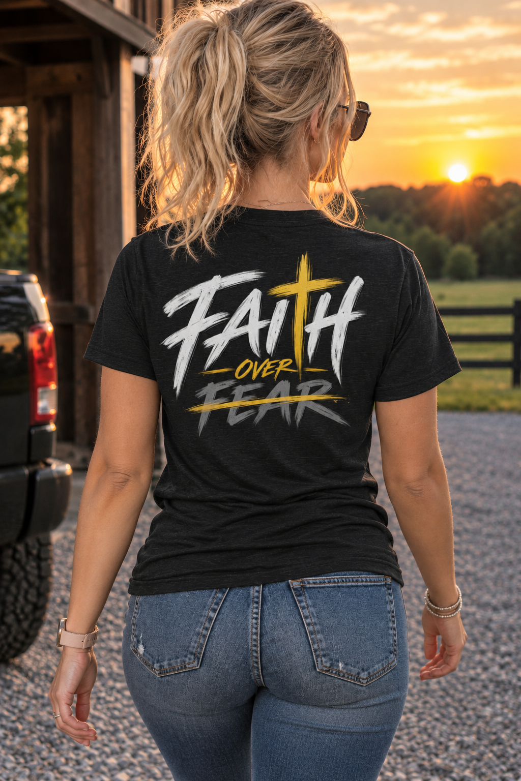 Faith Over Fear Christian T-Shirt