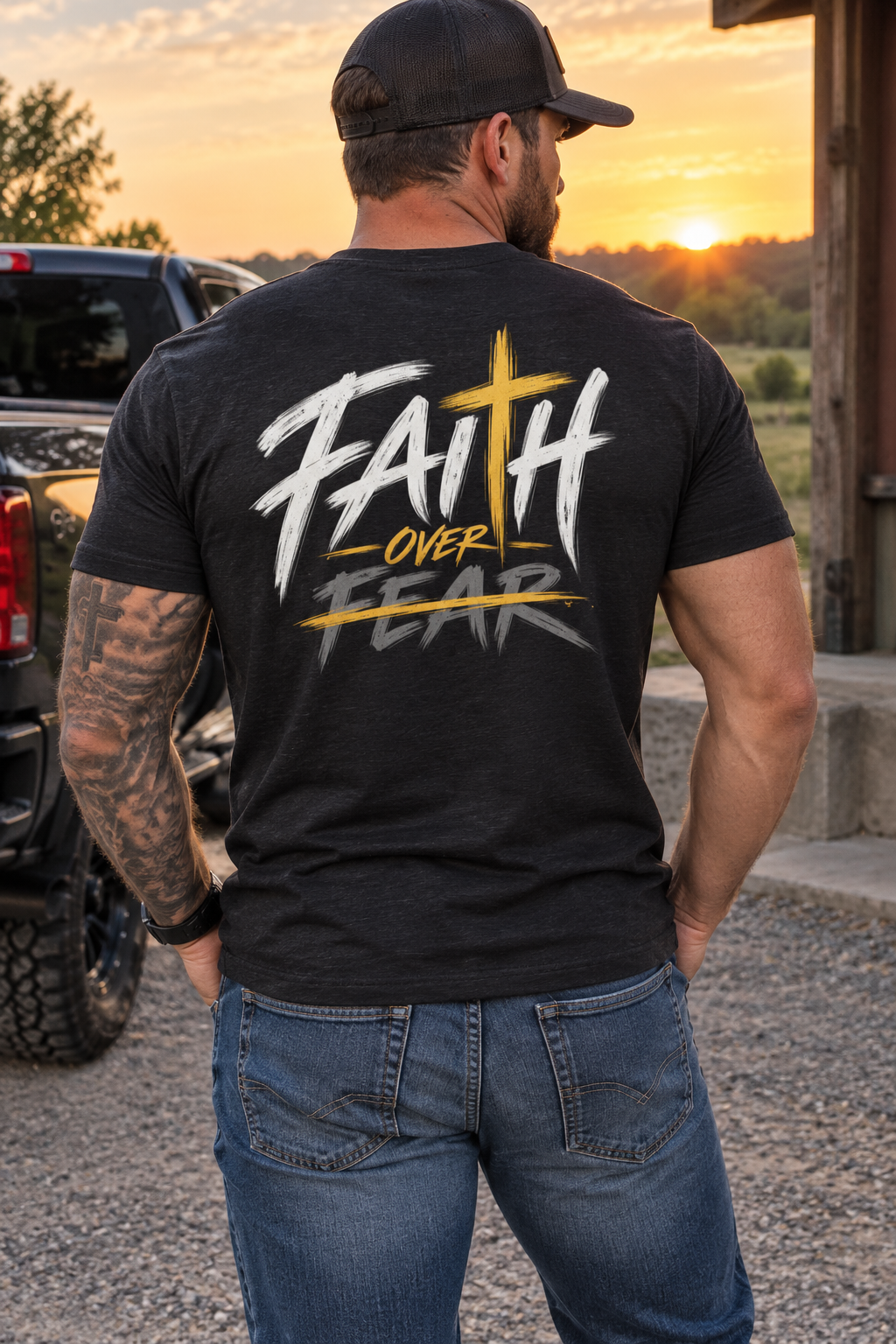 Faith Over Fear Christian T-Shirt