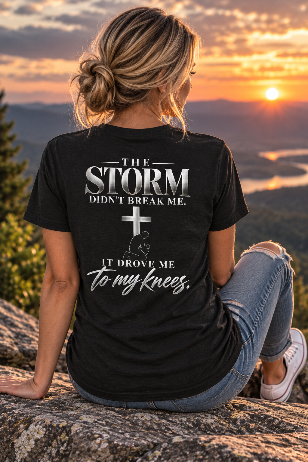 The Storm Didn’t Break Me Christian T-Shirt