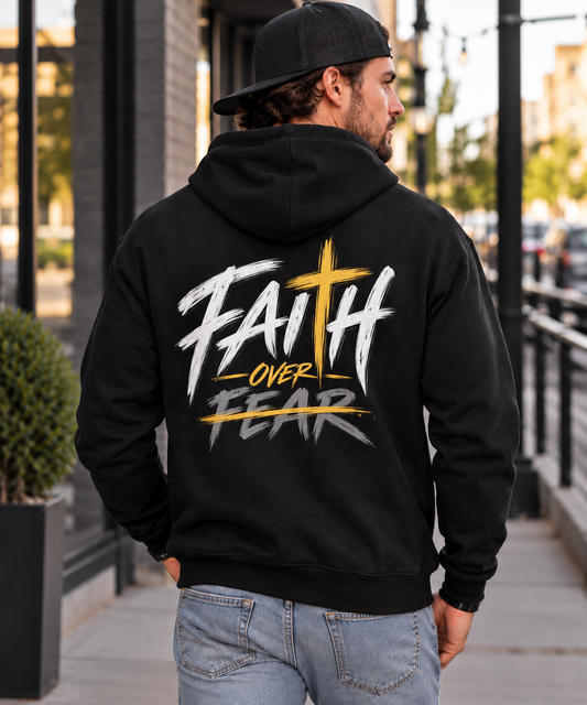 Faith Over Fear Christian Hoodie