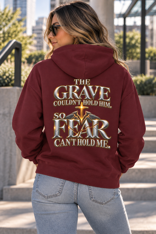 The Grave Couldn’t Hold Him Christian Hoodie