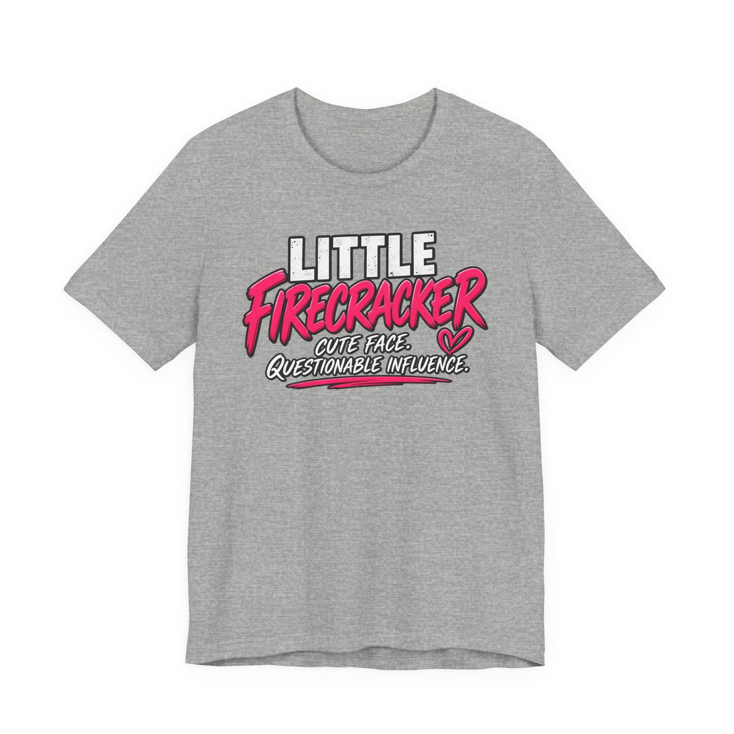 Little Firecracker Tee – Cute Face, Questionable Influence