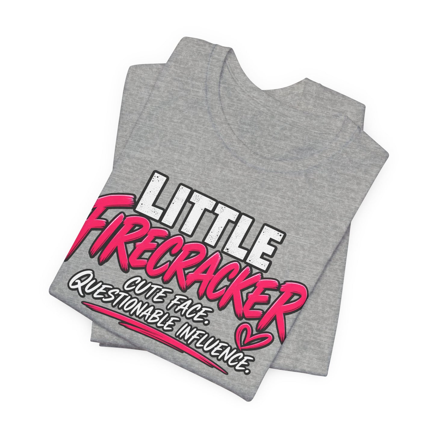 Little Firecracker Tee – Cute Face, Questionable Influence