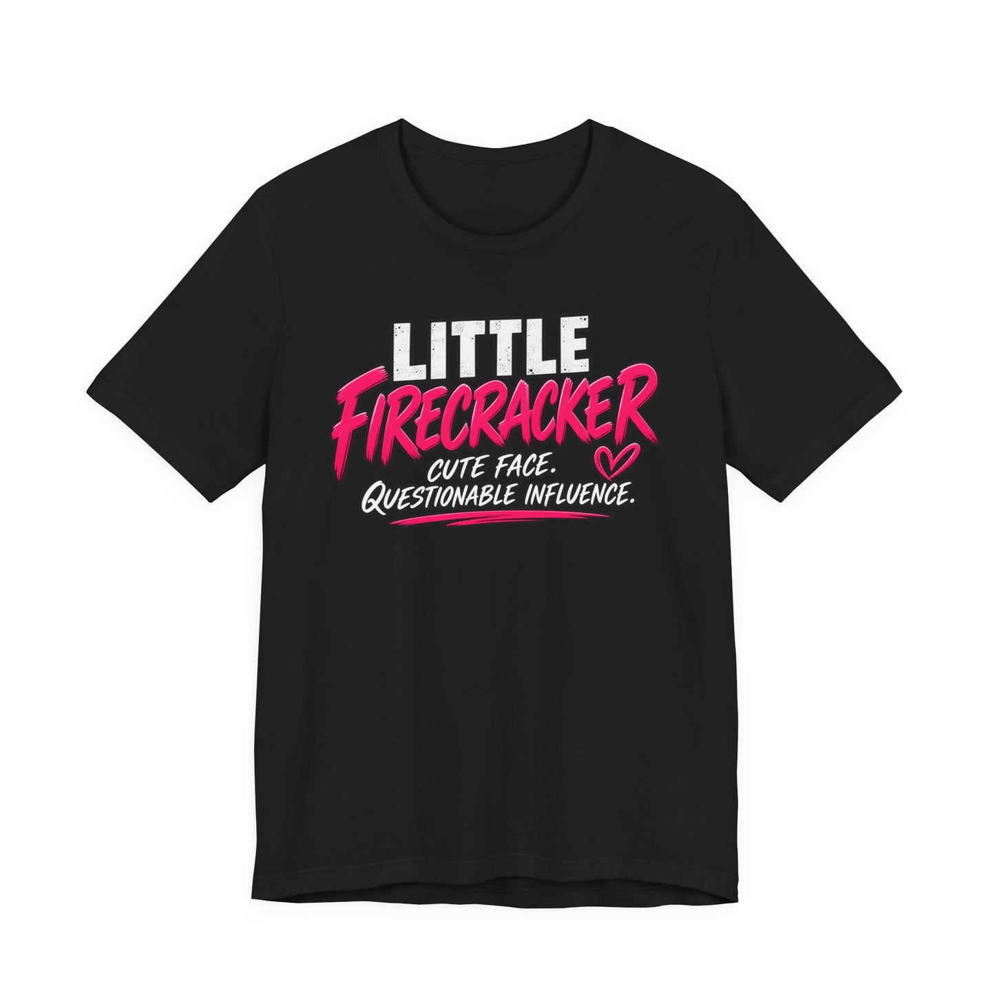 Little Firecracker Tee – Cute Face, Questionable Influence